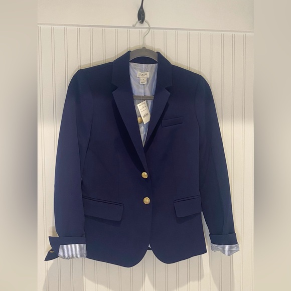 J. Crew Jackets & Blazers - J Crew Navy Blazer NWT
